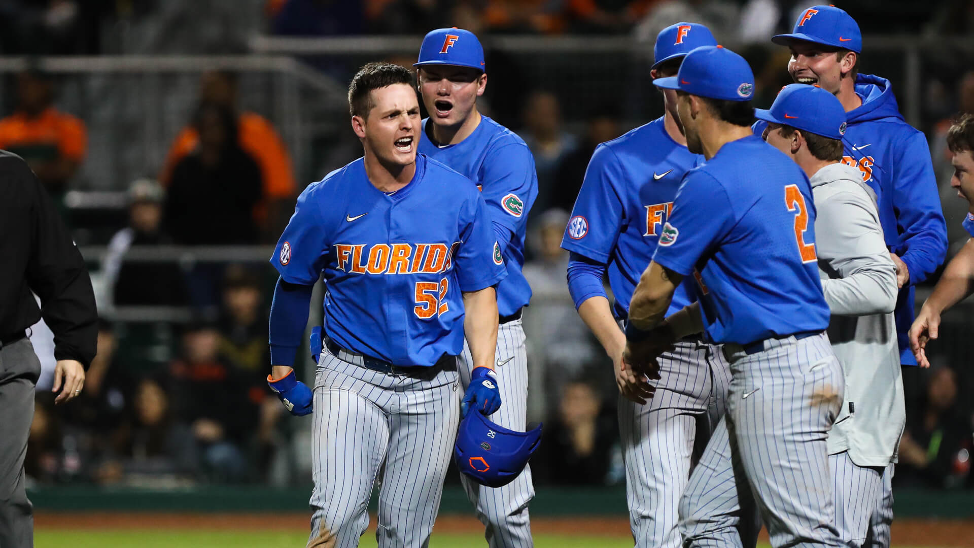 Gator baseball makes thunderous statement in sweep of Miami - In All Kinds Of Weather