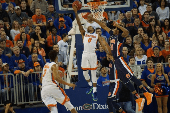 Gators ride hot shooting night to ninth straight win over Auburn