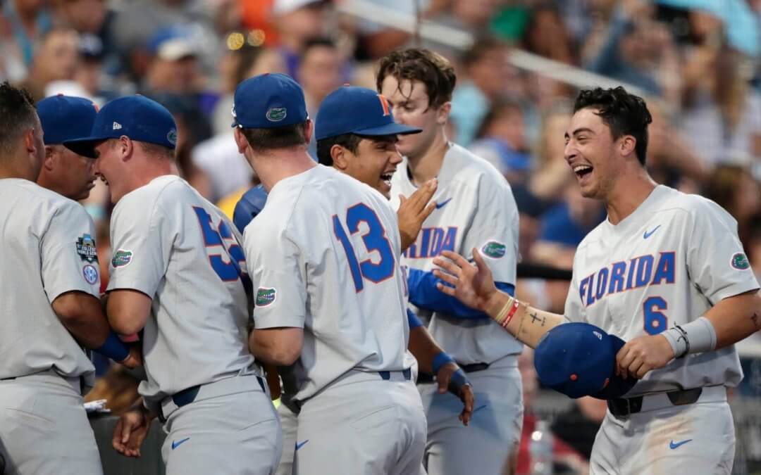 Gators punch ticket to CWS Championship Series with one last flash of brilliance from Faedo