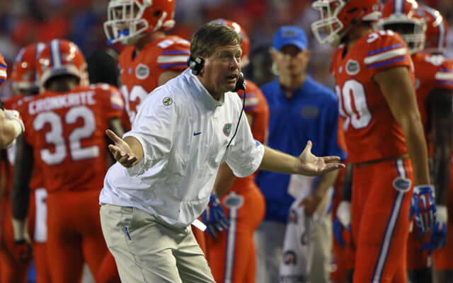 For McElwain and the Gators, how much is the credit card fraud responsible for struggles?