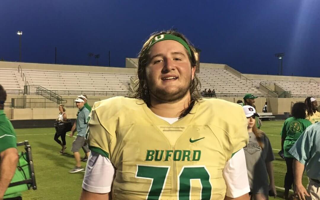 Mammoth offensive lineman Riley Simonds commits to Florida