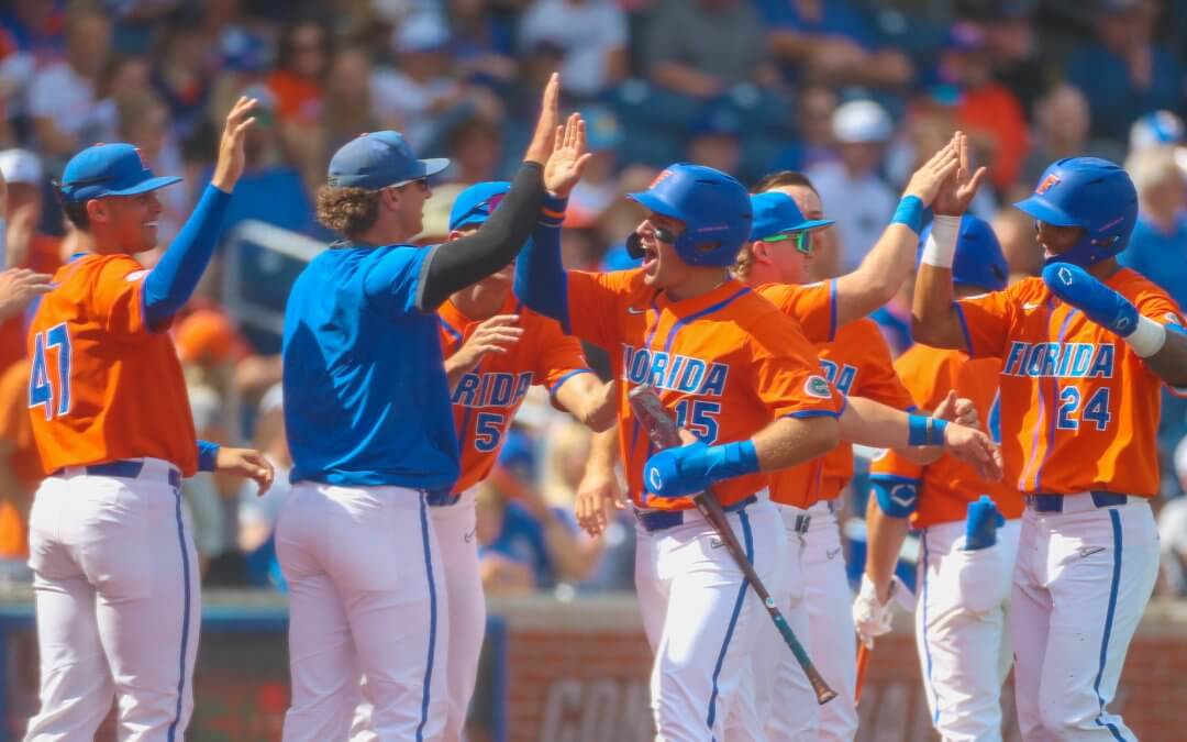 Gator baseball begins 2023 by sweeping Charleston Southern with three routs