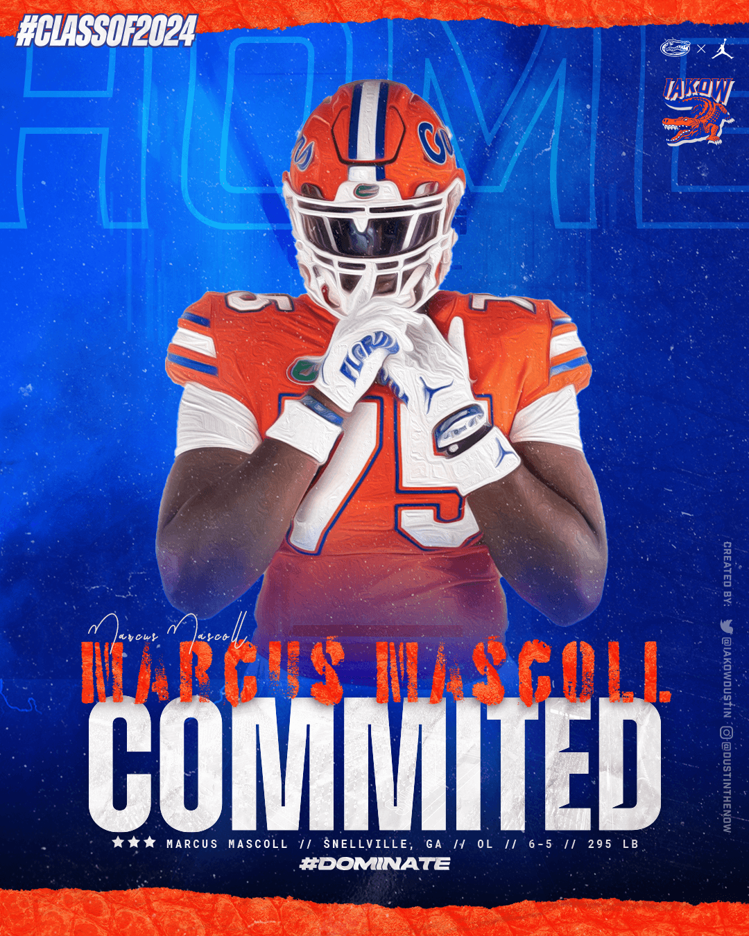 Marcus Mascoll Commits to Florida