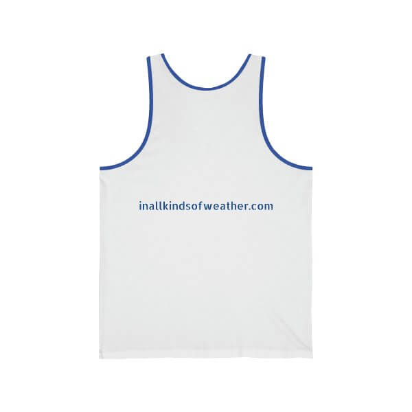 IAKOW Full Logo Unisex Jersey Tank Top- White, Orange, Blue, or Black - Image 2