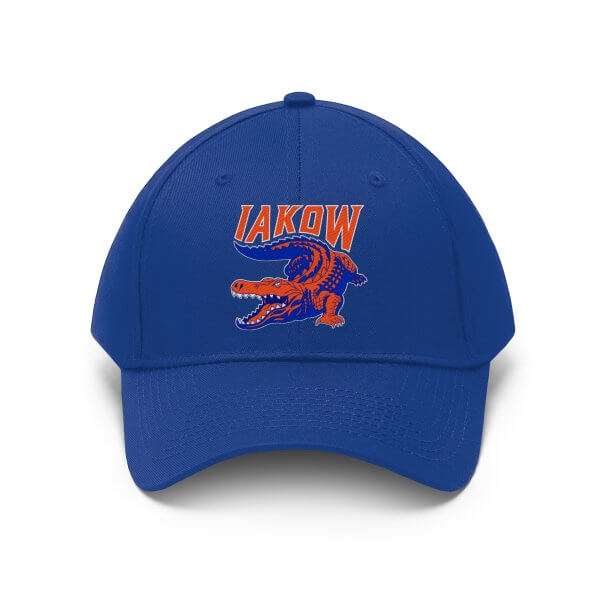 IAKOW Full Logo Unisex Twill Hat- White, Black, or Blue