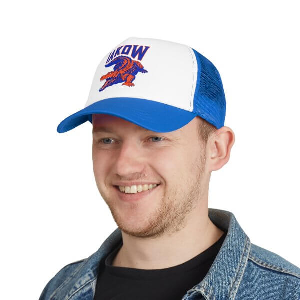 IAKOW Full Logo Mesh Cap- Blue - Image 4