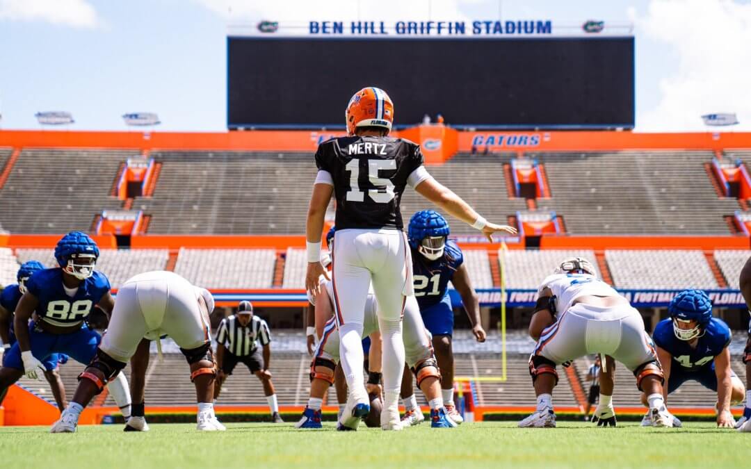 Florida Gators fall practice notes 8/14/23: Mertz coming along, Boardingham turns heads