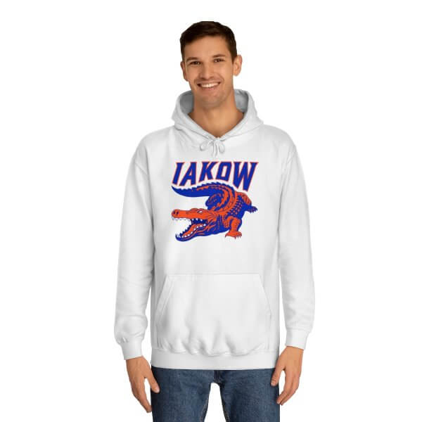 IAKOW Full Logo Unisex College Hoodie - Image 7