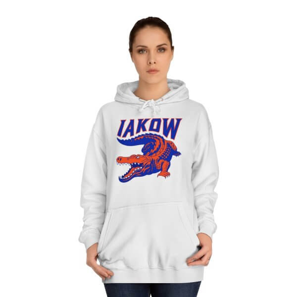 IAKOW Full Logo Unisex College Hoodie - Image 8