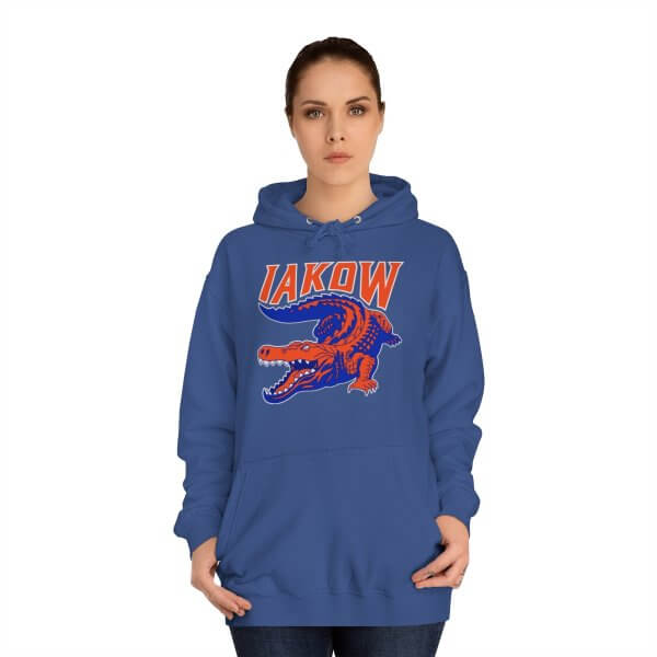 IAKOW Full Logo Unisex College Hoodie - Image 20