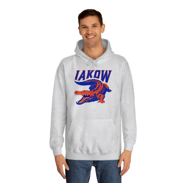 IAKOW Full Logo Unisex College Hoodie - Image 11