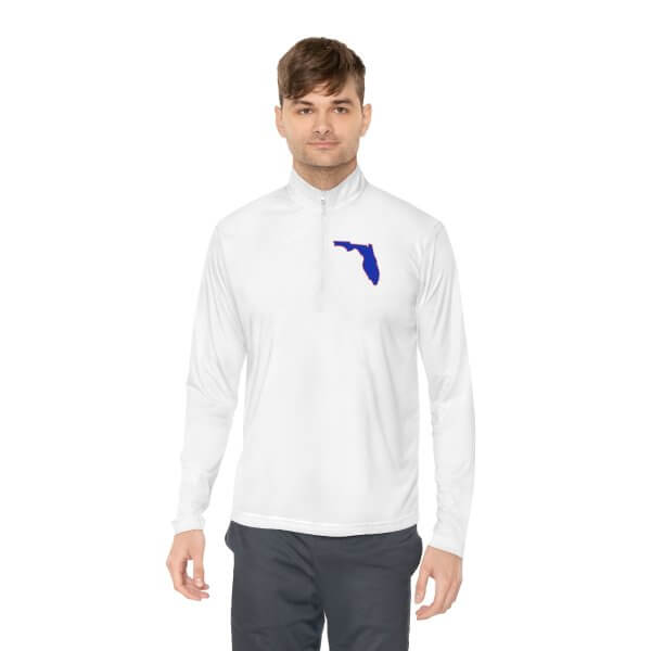 State of Florida Unisex Quarter-Zip Pullover- White, Blue or Black - Image 8