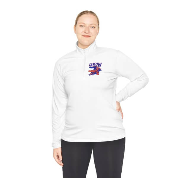 IAKOW Full Logo Unisex Quarter-Zip Pullover - Image 7