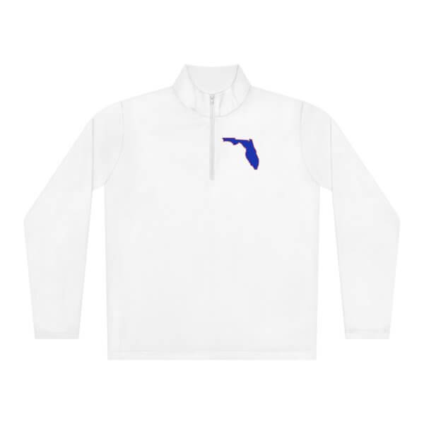 State of Florida Unisex Quarter-Zip Pullover- White, Blue or Black - Image 5