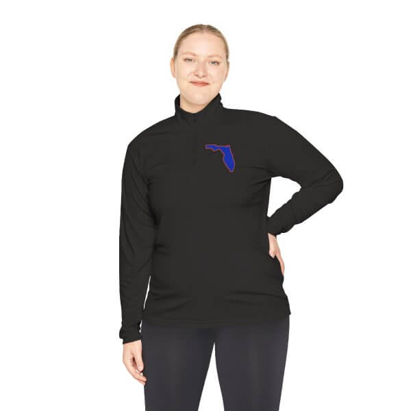 State of Florida Unisex Quarter-Zip Pullover- White, Blue or Black - Image 11