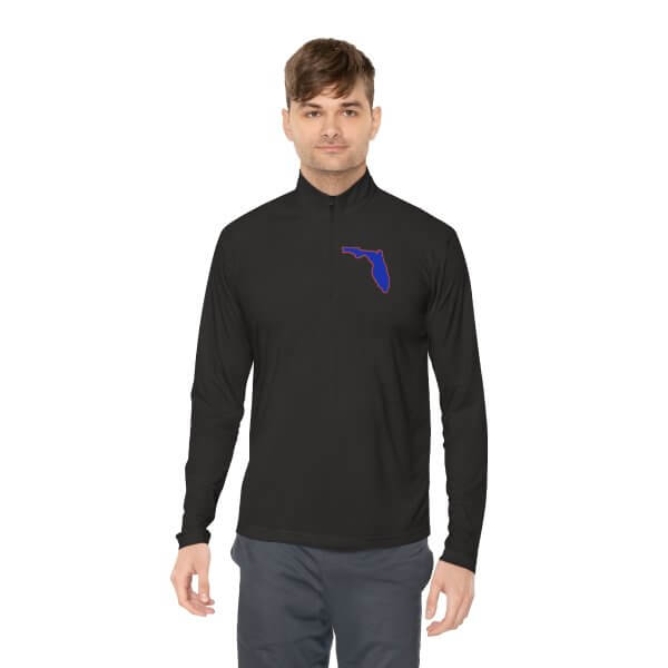 State of Florida Unisex Quarter-Zip Pullover- White, Blue or Black - Image 12