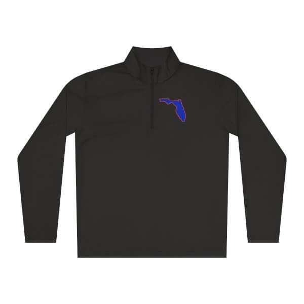 State of Florida Unisex Quarter-Zip Pullover- White, Blue or Black - Image 9