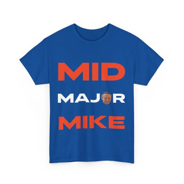 Mid Major Mike Unisex Heavy Cotton Tee - Image 3