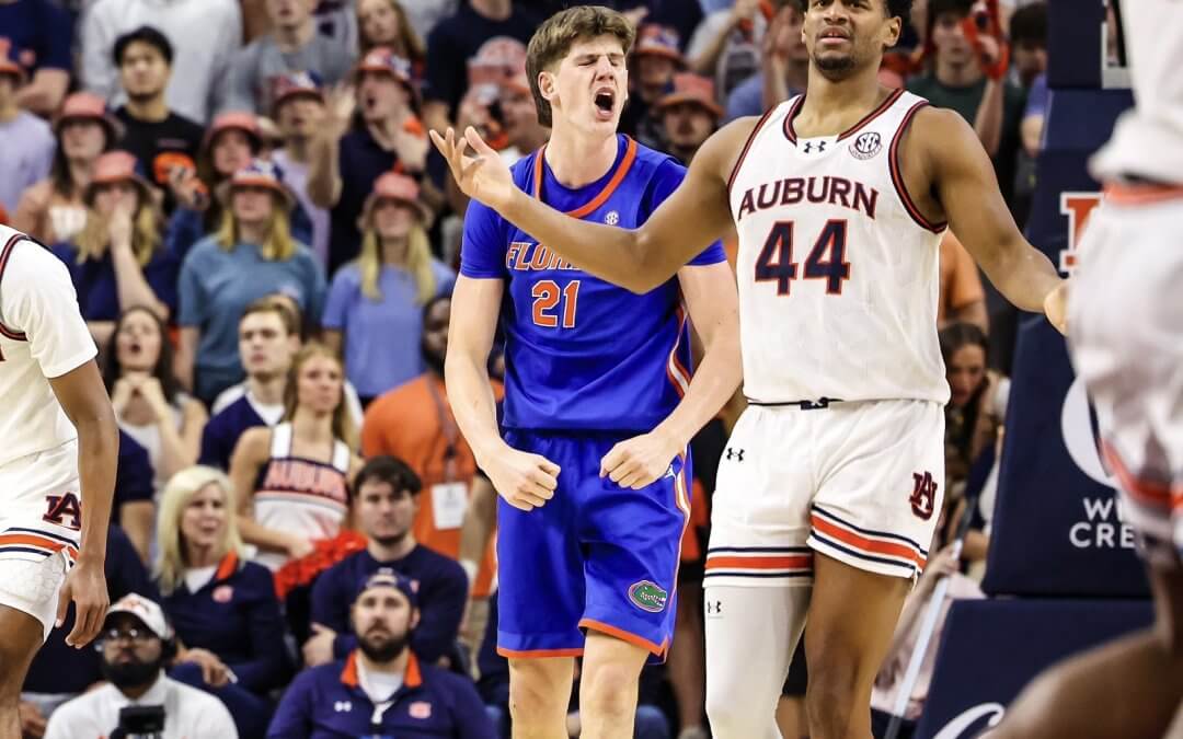 Gator basketball shocks top-ranked Auburn in championship-caliber fight